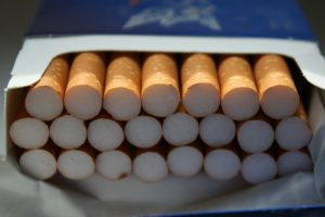 タバコ　23本見えている