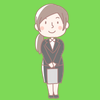 女子大生のイラスト