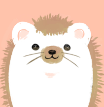 ハリネズミのイラスト